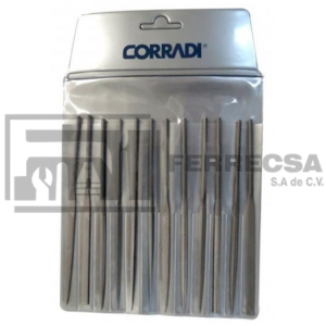 LIMA PARA JOYERO CORRADI 12 PZA 140MM 258172