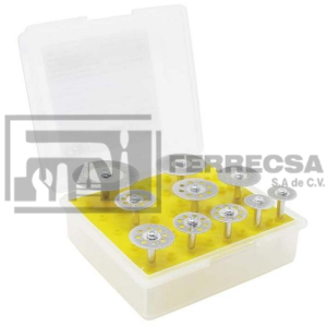 KIT DISCOS CORTE DIAMANTE 10PZA OBI 290103