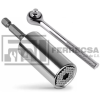 MATRACA C/DADO UNIVERSAL 1/4-3/4" OBI 234332*