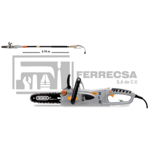 MOTOSIERRA EXTENSION 2.70 MTR ELECTRICA MS08E800 EVANS*