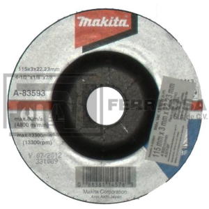 DISCO PARA CORTE METAL  4 1/2" MAKITA A83593/B44127