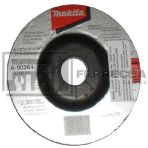 DISCO PARA DESBASTE METAL 4 1/2" MAKITA A90364/B44264