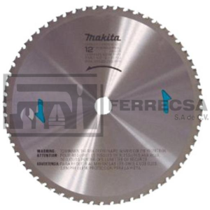 DISCO PARA METAL 12" X 60D MAKITA A90722