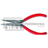 PINZA PUNTA PLANA CONICA 6 5/8" URREA 220G