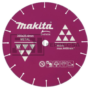 DISCO 14" DIAMANTE P/METAL MAKITA D41414