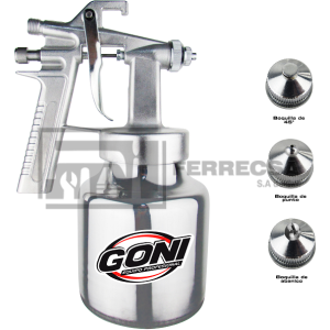 PISTOLA P/PINTAR GONI 1 LTR 3 BOQUILLAS 26*