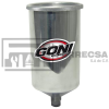 VASO DE ALUMINIO PISTOLA D/GRAVEDAD 42037 1 LTR GONI