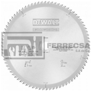 SIERRA CORTE FINO 12" X 80 DIENTES DEWALT DW7649