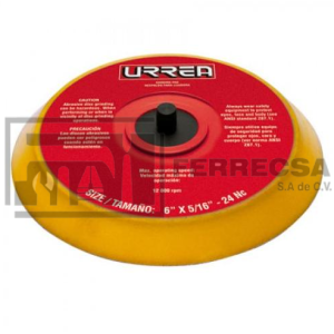 BASE/RESPALDO LISA P/LIJADORA 6" UP800VI URREA