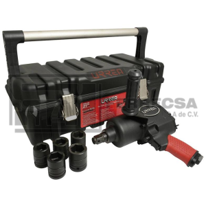 KIT PISTOLA NEUMATICA 3/4" 7PZA STD UP772HAK URREA