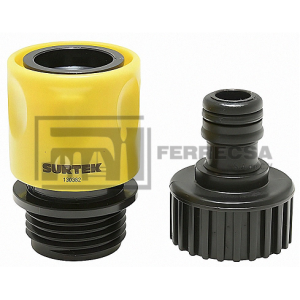 CONECTOR CLICK Y ADAPTADOR P/GRIFO SURTEK 130382