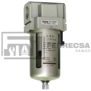 FILTRO PARA LINEAS DE AIRE 3/4" DCASTRO DC-A2060F