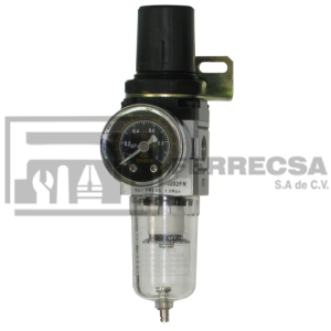 FILTRO REGULADOR PARA LINEAS DE AIRE 1/4" DCASTRO DC-4002FR