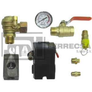 KIT CONTROL AIRE COMPRSOR 5,10,15 Y 20HP DCASTRO DC-AK2