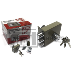 CERRADURA PINTADA DERE-IZQ L-4CP TOVER*