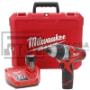 ATORNILLADOR-TALADRO 12V 2455-22 MILWAUKEE*