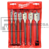 KIT BROCAS MANITA 3/8"-1" 6PZA MILWAUKEE 49-22-0071