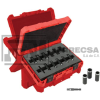 KIT DADOS IMPACTO 1/4" MM 12PZA MILWAUKEE 49-66-4301*