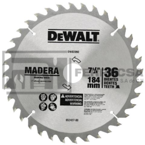 SIERRA PARA MADERA 7 1/4" X 36D DW03090/DWA03090 DEWALT*