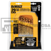 JUEGO BROCAS TITANIO 29 PZA DW1369 DEWALT*