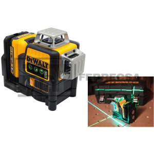 LASER AUTONIVEL 12V 2AMP(LUZ VERDE) DW089LG-K DEWALT*