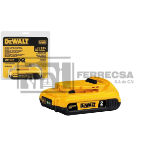 BATERIA 20V MAX 2 AMP DCB203 DEWALT*