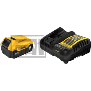 KIT CARGADOR Y BATERIA 20V 5AMP DCB205C DEWALT*