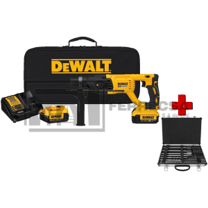 KIT ROTOMARTILLO SDS-PLUS DCH133M2-B3+DWA0870 DEWALT*
