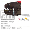 DADO P/TERMINALES AISLADAS 22 A 10 AWG 1305C CONTOOL*