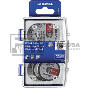 KIT ACCESORIOS CORTE 11PZA EZ LOCK 2615E728AB DREMEL*