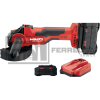 MINIESMERILADORA 4-1/2" 22V AG6D-22+B22-110 5AMP+C6-22 2215458 HILTI*