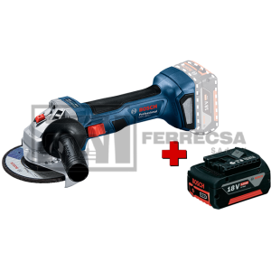 MINIESMERILADORA 4-1/2" 18V 19H9-0E0+1600A002U5 BOSCH*