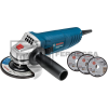 MINIESMERILADORA 4-1/2" 850W GWS 850 + 3 DISCOS P/CORTE 0615A001Z8 BOSCH*