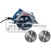 SIERRA CIRCULAR 7-1/4" 1500W GKS150+2 DISCOS 24D 06016B30G1 BOSCH*