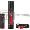 LINTERNA RECARGABLE USB 800LUMENES 2160-21 MILWAUKEE*