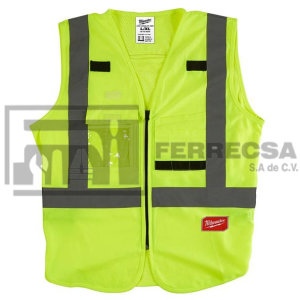 CHALECO BRIGADISTA AMARILLO G/XG 48-73-5022 MILWAUKEE*