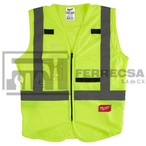 CHALECO BRIGADISTA AMARILLO XXG/XXXG 48-73-5023 MILWAUKEE*