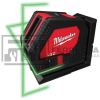 NIVEL LASER VERDE 4 PILAS AA 3421 MILWAUKEE*