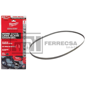 SIERRA CINTA METAL GRUESO 12/14DPI 3PZA48-39-0631 MILWAUKEE*