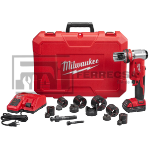 KIT SACABOCADO PUNCH 1/2"-2" M18 2AMP ACERO CAL 14-INOX 16 2677-21 MILWAUKEE*