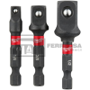 KIT 3PZA ADAPTADORES DADOS 1/4"-3/8"-1/2" 48-32-5033 MILWAUKEE*