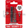 JUEGO 10PZ PUNTA TORX SEGURIDAD T7-T40 48-32-4618 MILEAUKEE*