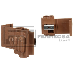 PZA CONECTOR RETARDANTE FLAMA CAFE 567 3M 80610031421*
