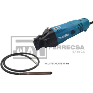 VIBRADOR CONCRETO ELECTRICO CHICOTE 4.5MTR VR1000X45 MAKITA*