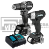 COMBO ROTOMARTILLO ATORNILLADOR DHP487Z Y ATORNILLADOR DE IMPACTO DTD157Z 18V 1.5AMP DLX2414X7B MAKITA