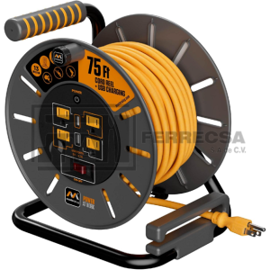 EXTENSION MULTICONTACTO 22MTR 12AWG OLP751512G4SLU LUCECO*