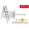 ESCALERA CONVERTIBLE 17ESC 2.6M/4.3M 175KG CTE-8 ESCALUMEX*