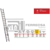 ESCALERA EXTENSION 16ESC 4M 150KG EXL-16 ESCALUMEX*