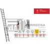 ESCALERA EXTENSION 20ESC 5.22M 150KG EXL-20 ESCALUMEX*