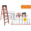 ESCALERA TIJERA FIBRA 11ESC 3.66M 225KG FTR-12 ESCALUMEX*